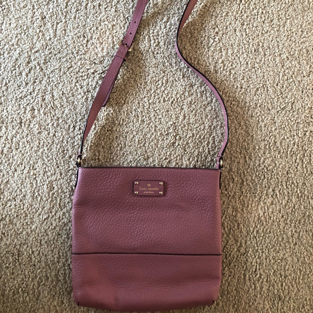 Dusty colored lavender Crossbody kate spade bag